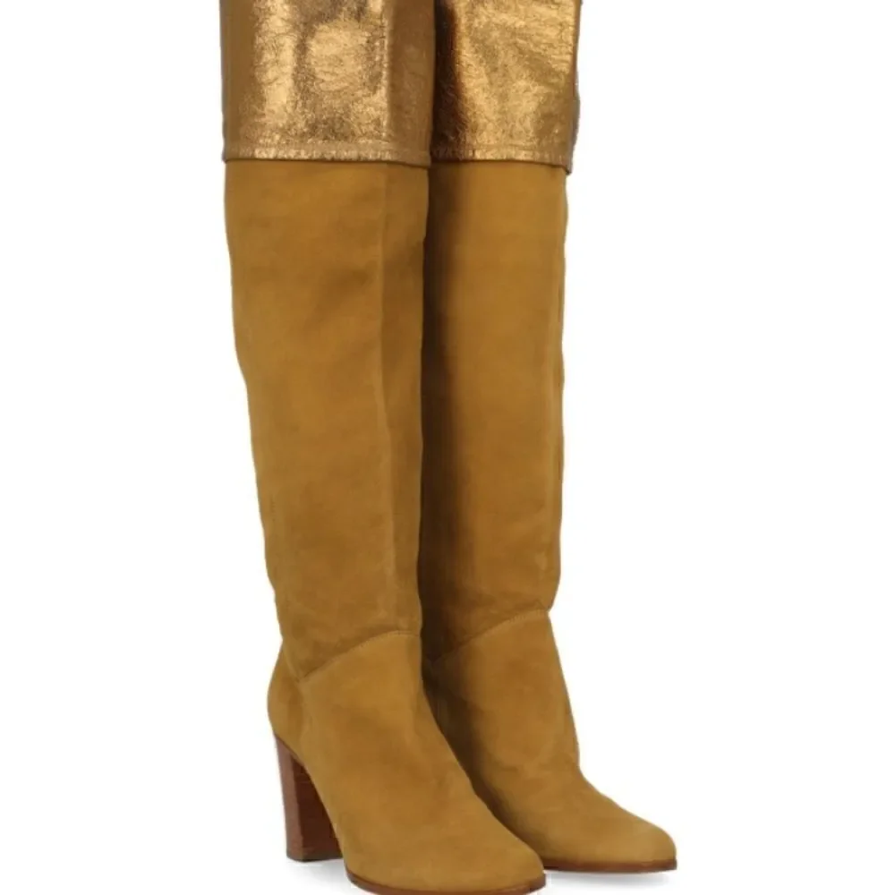 CHANEL thigh high boots | 38 EU |